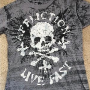 Affliction live fast t shirt